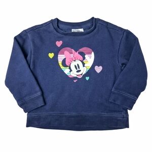 Disney Minnie Mouse Navy Kids Sweatshirt